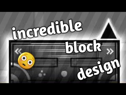 how to make block design in GEOMETRY DASH - YouTube