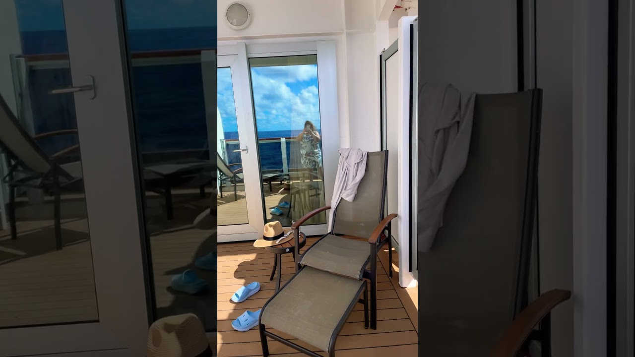 Holland America, Koningsdam veranda aft cabin on deck 4 with an extended veranda.