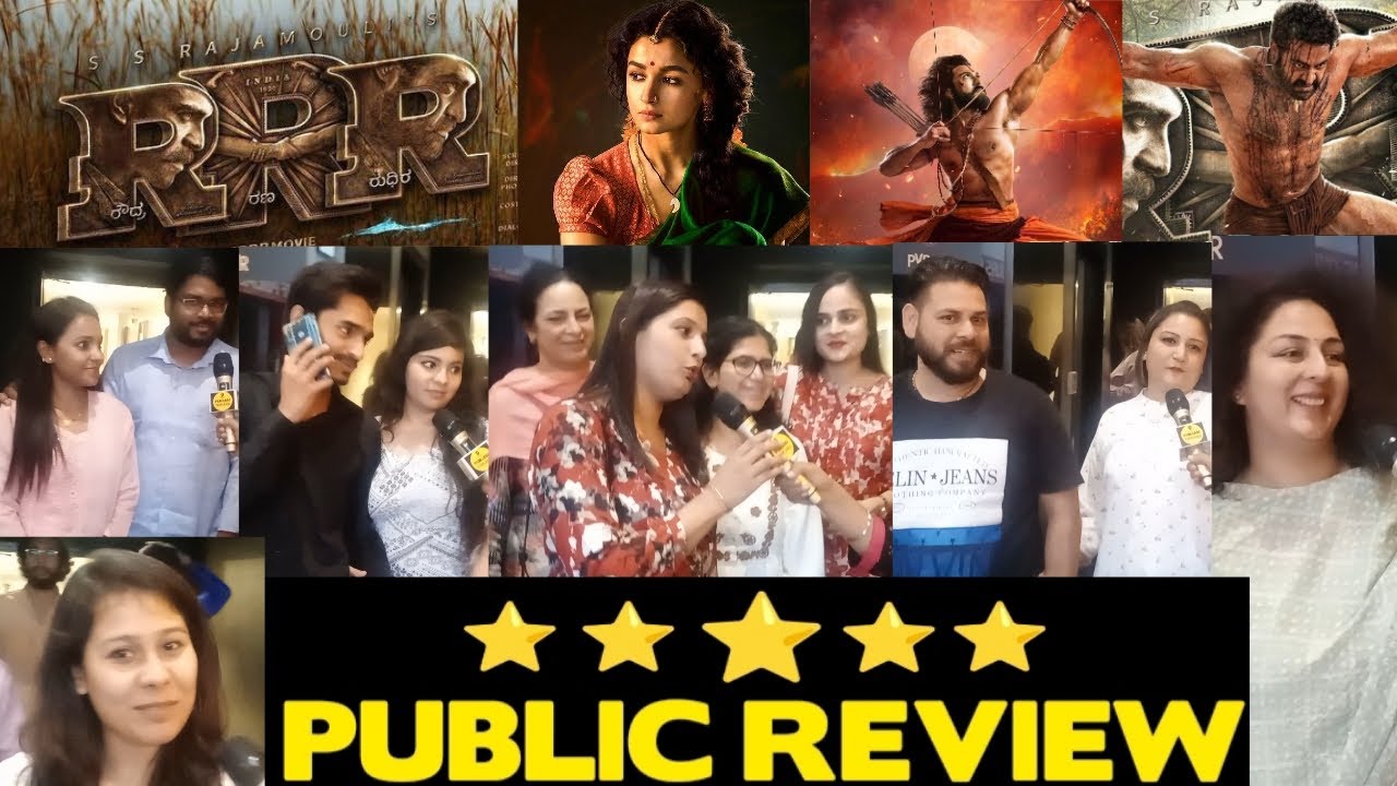 RRR Movie Public Review | RRR Public Reaction | N. T. Rama Rao Jr., Ram Charan, Ajay Devgn, Alia