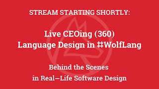 Live CEOing Ep 360: Language Design in Wolfram Language [ArgumentsOptionsList & StorageLocation]