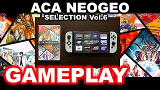 Gameplay】Playing all 10 games in ACA NEOGEO Selection Vol. 6