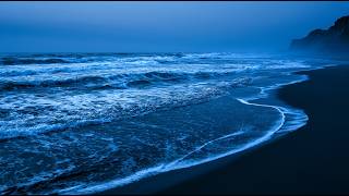 Deep Sleep With Ocean Waves At Night | Tranquil Ocean Sounds For Sleep Instantly & Melatonin Release