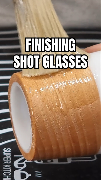 Final touches to my shot glasses #handmade #leospacelab #3dprinting #diy #woodworking #drinkware