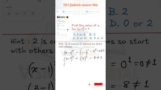 How to solve complex exponential equations within a minute using Option Values ! #polynomials
