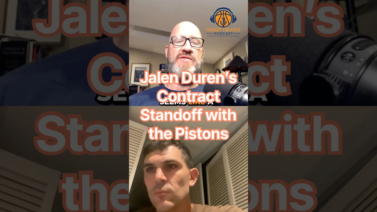 Jalen Duren's Contract Standoff with the Pistons #nba #podcast