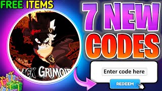 ⚠️NEW CODES⚠️BLACK GRIMOIRE CODES IN JULY 2026 - ROBLOX BLACK GRIMOIRE CODES