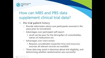 PHRN Data Linkage webinar 4 - Accessing MBS and PBS data
