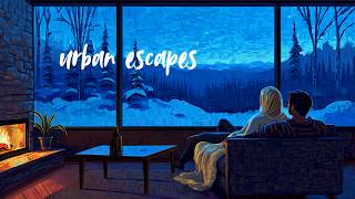 “Amber Hearth” | Quebec Cabin Escape | Jazz House &amp; Cozy Winter Ambience