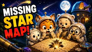 The Star Map Vanished! | Space Fox Mystery Adventure for Kids 🚀🌙