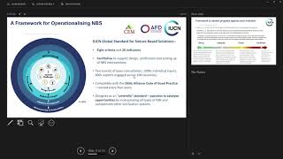 NbS Digital Dialogues Day 2 Scene Setting and Panel 3