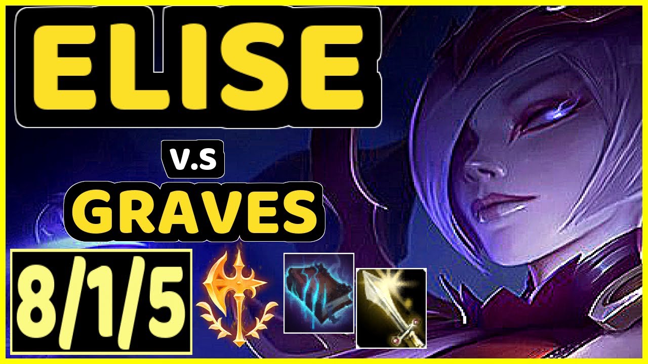 SOFM (ELISE) vs GRAVES - 8/1/5 KDA JUNGLE CHALLENGER GAMEPLAY - KR