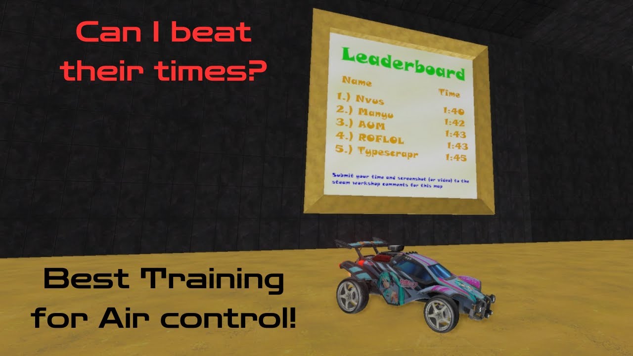 Rocket League's best Air Control Training - YouTube