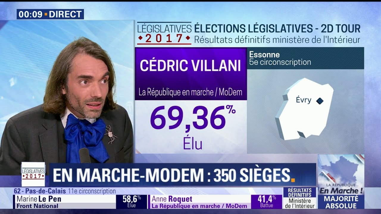 Cédric Villani - Un mathématicien en politique (législatives 2ème tour ...
