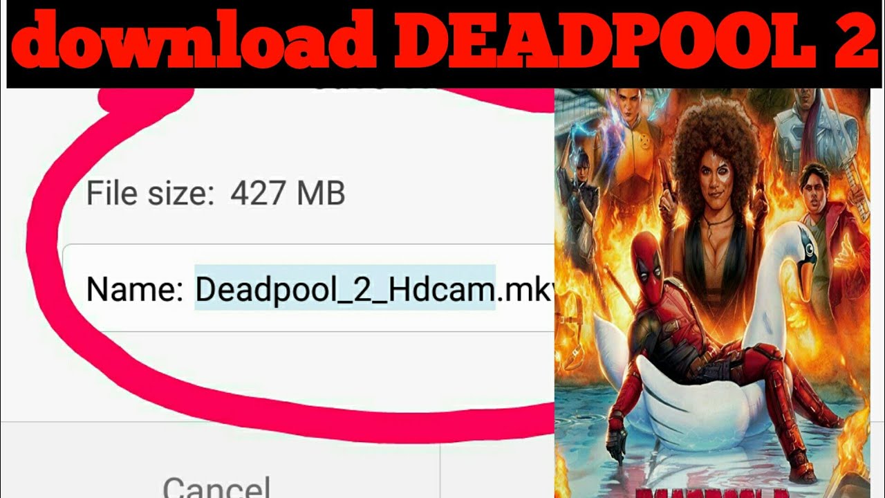 How to download DEADPOOL 2 (dual audio)

|| DEADPOOL 2 ||