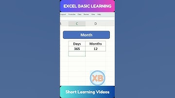 Excel Formula - Month Short  #excelbasics #exceltech #excelformula #how #exceltips #excelgyan #excel