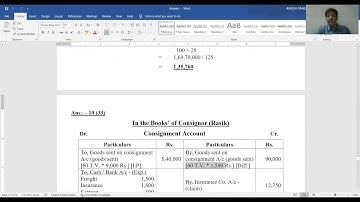 B.COM. SEM. - 1 FIN. A/C CH - 4 PART 13 BY PROF. RAKESH DANGI