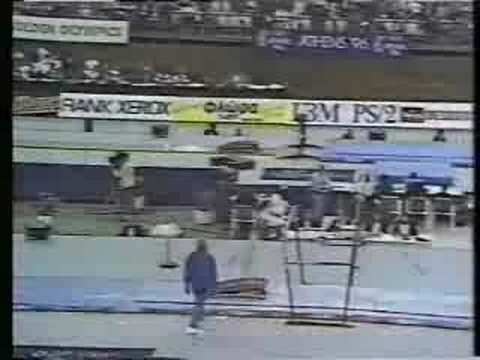 Alicia Fernandez 1990 European Championships AA Uneven Bars 