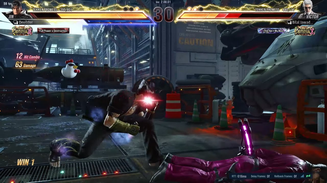 Aggressive G.O.D 1 Victor Almost Had My Wavu Wavu Jin!