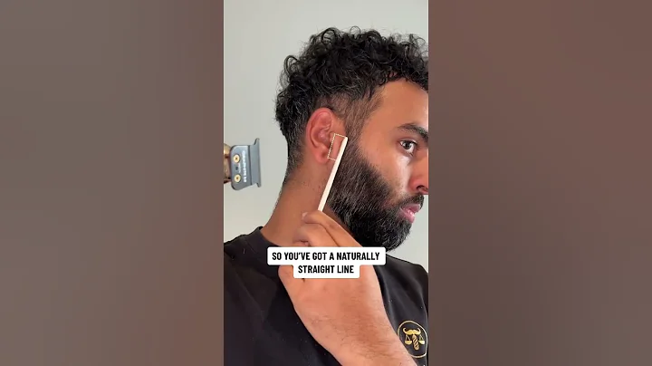 How To PERFECTLY Shape Your Beard | Ear-Line Hack That Works Every Time! #shorts