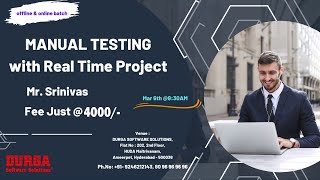 MANUAL TESTING Offline/Online Training @ DURGASOFT screenshot 5