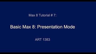Celebrity Max 8 Tutorial # 7: Presentation Mode Wealth