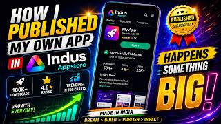 How i published my own app in  Indus Appstore and happens something BIG  😵 screenshot 3