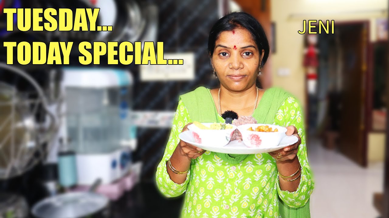 செழிப்பான செவ்வாய் சமையல் / SPECIAL BREAKFAST/QUICK LUNCH  COMBO/JENI