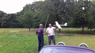 Klaus Sein 1. Flugversuch