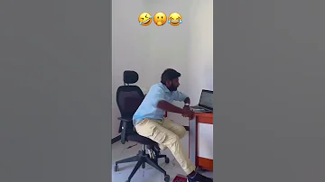 WILD Broken Chair Prank Shorts Comedy Shortvideos Viral Funny Comedyvideos SaroFriend 