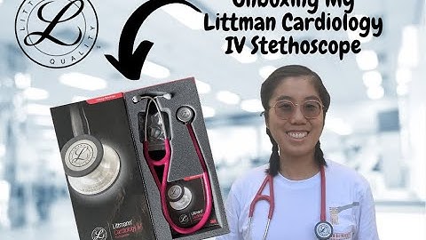 My MD Journey || Unboxing Littman Cardiology IV Stethoscope || Medical School Stethoscope