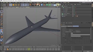 Boeing 777 The aircraft Airplane Modeling Cinema 4D Tutorial Video part 4