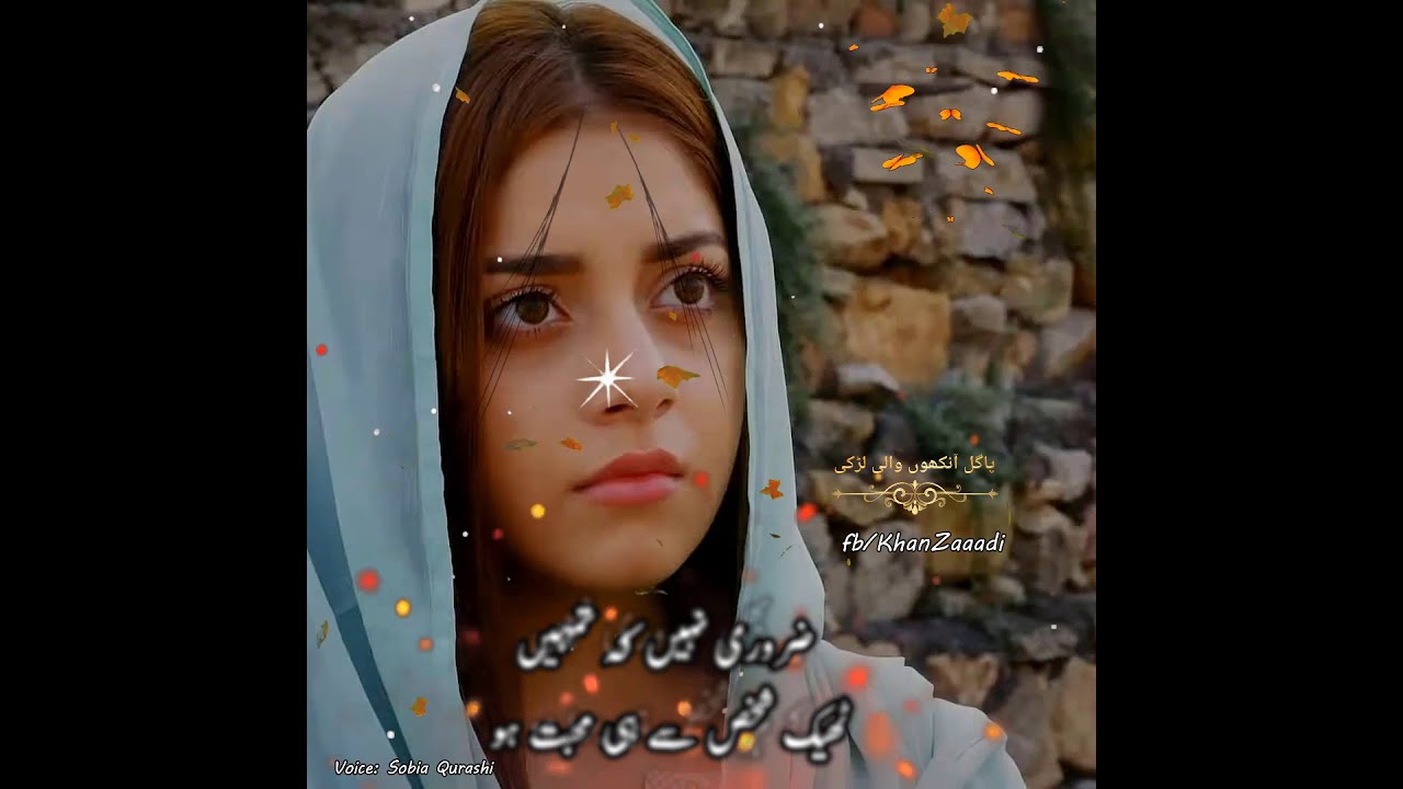 2 Lines Urdu Poetry | Urdu Shairi Heart Touching Lines | Urdu/Hindi Shairi  | KhanZaadi