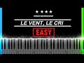 Ennio Morricone - Le Vent, Le Cri Easy Piano Tutorial