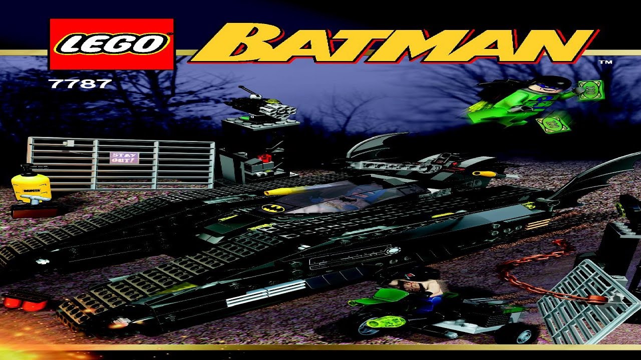 7787 The Bat Tank The Riddler and Bane (instruction booklet) - YouTube