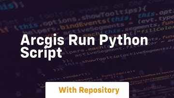 arcgis run python script