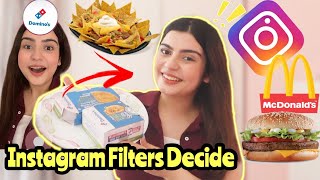 Letting Instagram Filters Decide What I Eat For 24 Hours |  Food Challenge | Yashita Rai