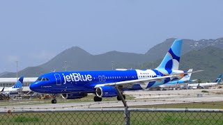 JetBlue Airways Airbus A320-232 (N558JB) departing out of St. Maarten (TNCM)