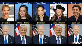 Actors And Celebrities Who Support Donald Trump or Joe Biden #stargazing