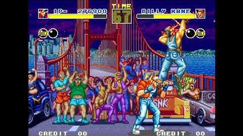 Fatal Fury (Arcade) Terry Bogard (Level 8) 1CC