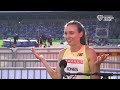 Dani Jones Reacts to 4:00.64 PB in Stockholm DL 1500m Breaks Down Racing and Training With Team Boss