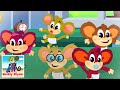 Five Little Babies Nursery Rhymes Kids Songs With Monkey Rhymes Children Song 