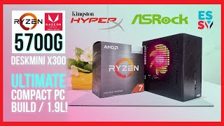 Ultimate Build : Ryzen 7 5700G / Deskmini X300 / 3200 DDR4 / RGB Fan / Benchmark