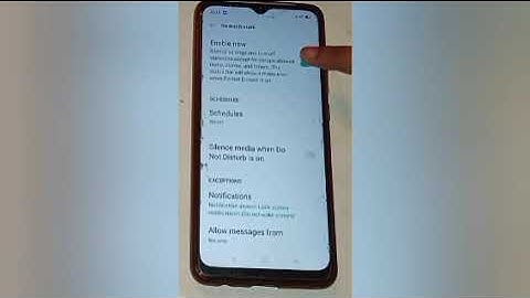 How to off do not disturb in realme c25y,off do not disturb setting