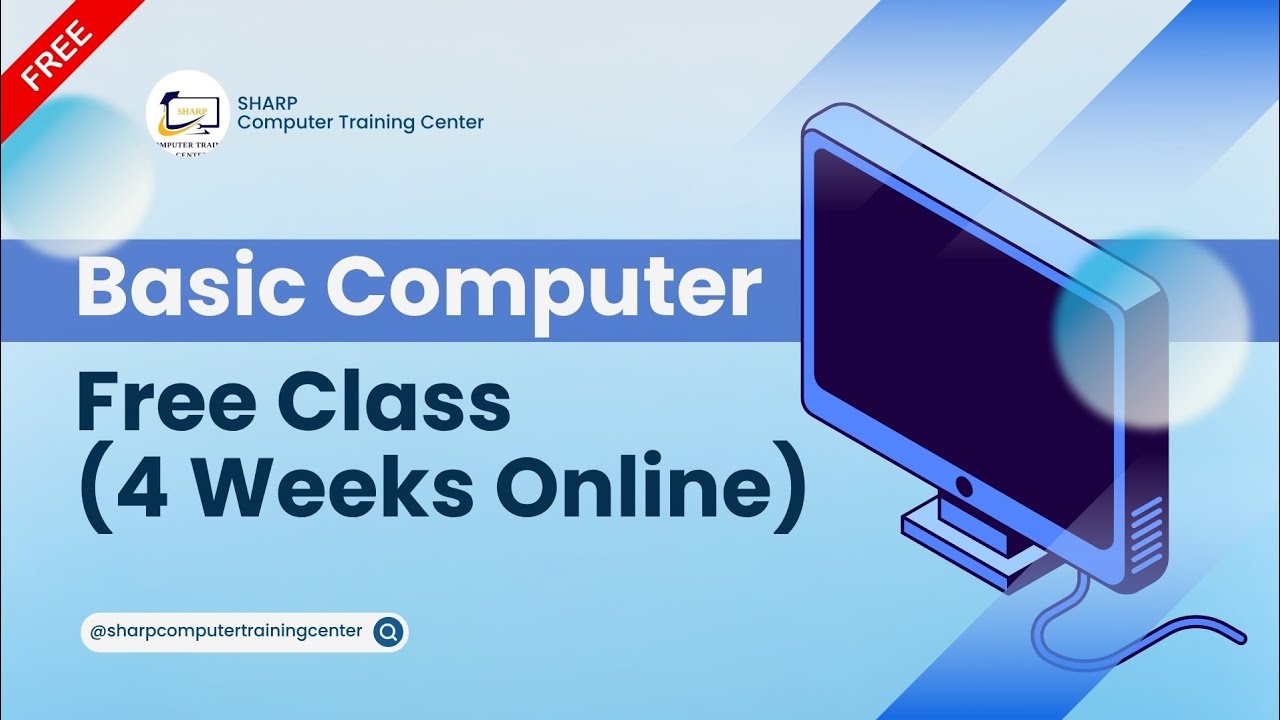 Basic Computer Free Class - YouTube