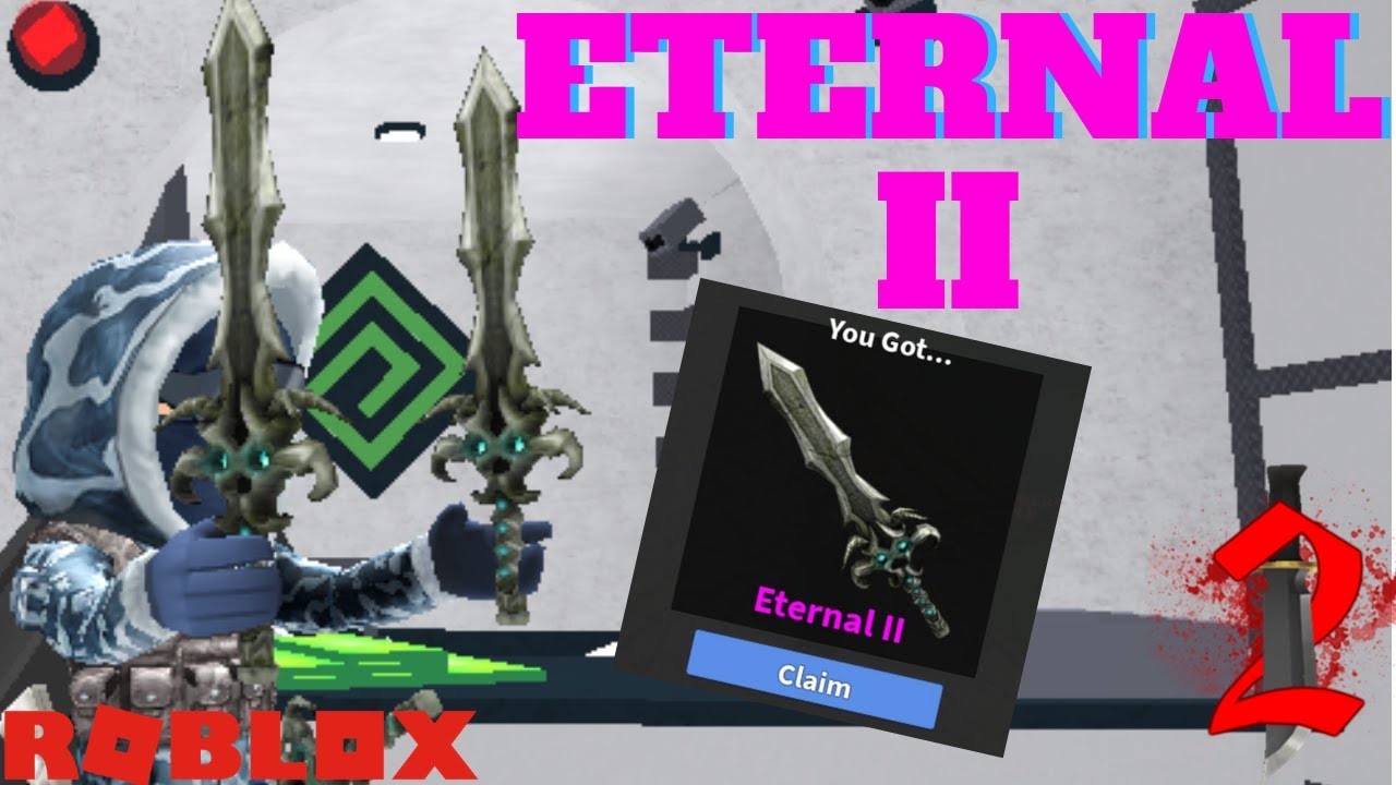 Roblox How To Get Eternal 2 Gameplay Murder Mystery 2 Youtube - roblox jd merch