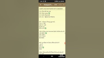 gsrtc helper papar solution 2022 ll gsrtc helper paper with provision answer key