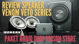 Speaker Veto Ellemento Two way dan Coaxial dari Venom Car Audio dan paket untuk upgrade audio mobil
