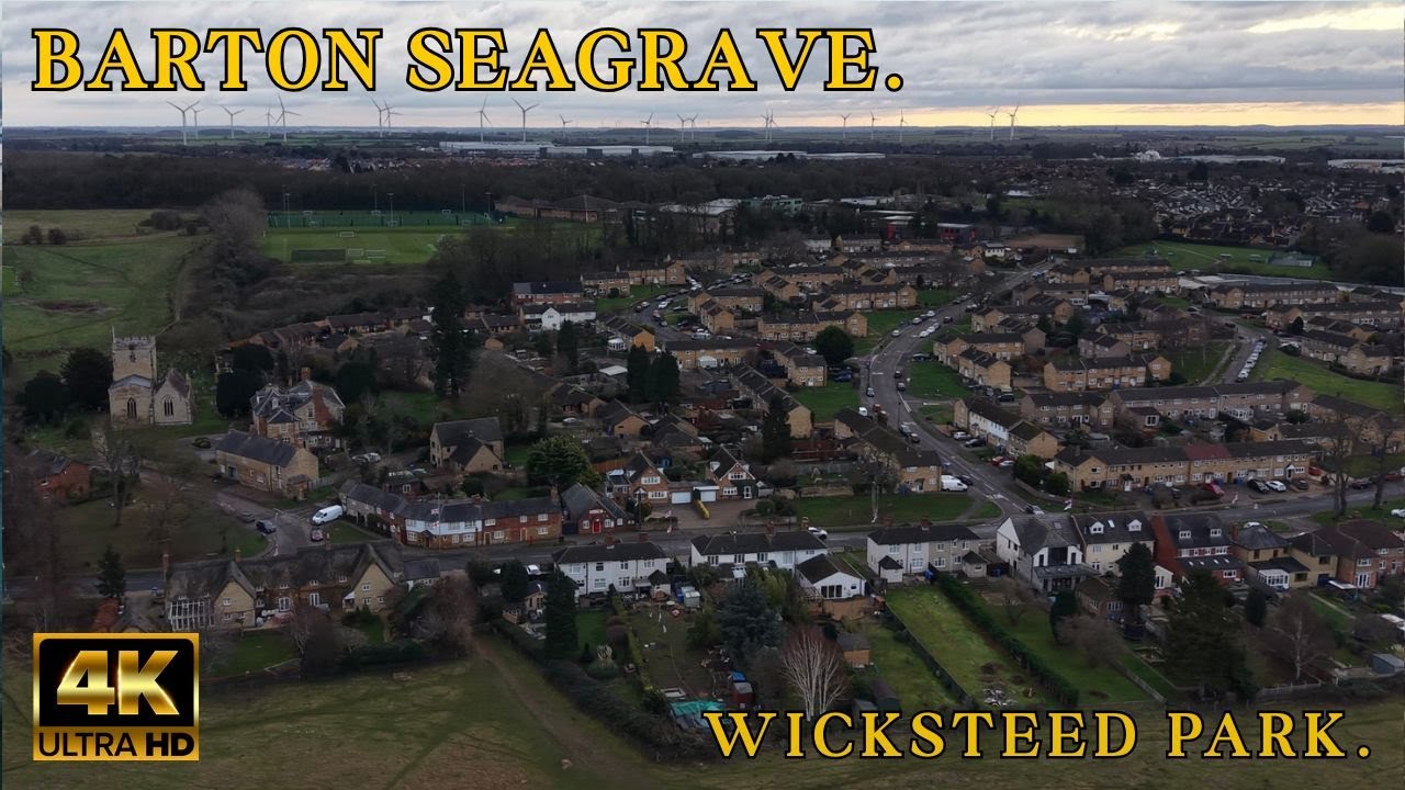 From Wicksteed Park to Barton Seagrave | DJI Mini 5 Pro Scenic Flight
