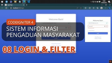08 Login & Filter - Sistem Informasi Pengaduan Masyarakat
