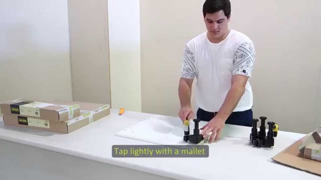 Adjustable feet for Flatpack kitchens